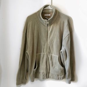 Urban Outfitters Oversized Fuzzy Zip Up Jacket